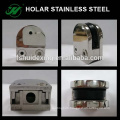 Stainless steel glass clamps for stairs handrail